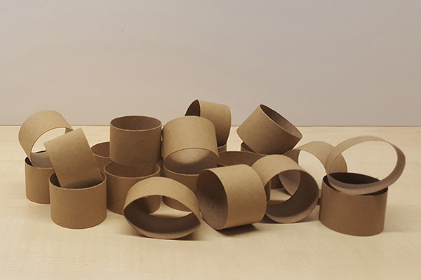 Postermaterial aus Papierhülsen für Pakete, Verpackungen, sicheren Versand - Bild 8 Füllmaterial