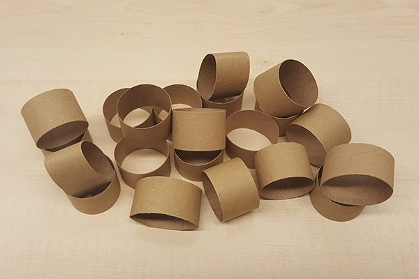 Füllmaterial aus Papierhülsen für sicherer Transport - Bild 5 Füllmaterial