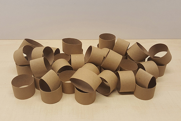 Füllmaterial aus Papierhülsen umweltfreundliche Alternative - Bild 4 Füllmaterial